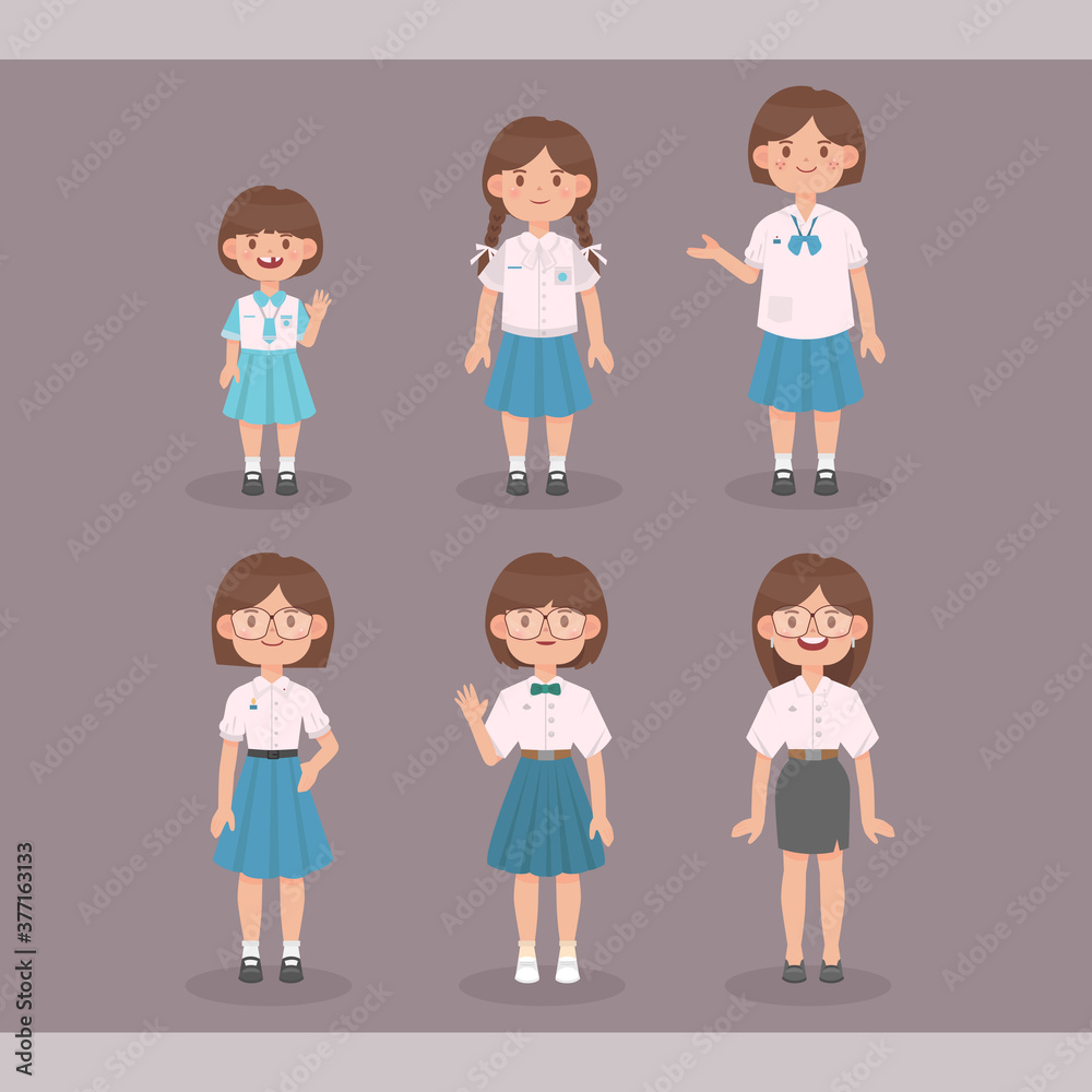 My student uniform
Since kindergarten to university My student uniform
Since kindergarten to university