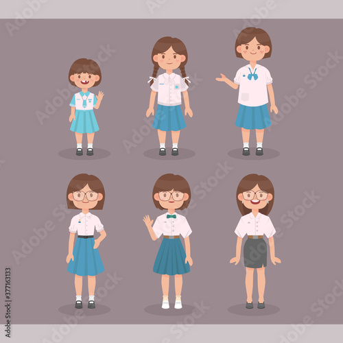 My student uniform
Since kindergarten to university