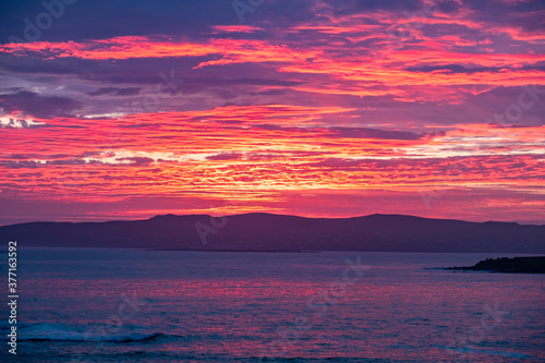 Sunset above Aran Island - Arranmore - County Donegal, Ireland. © Lukassek