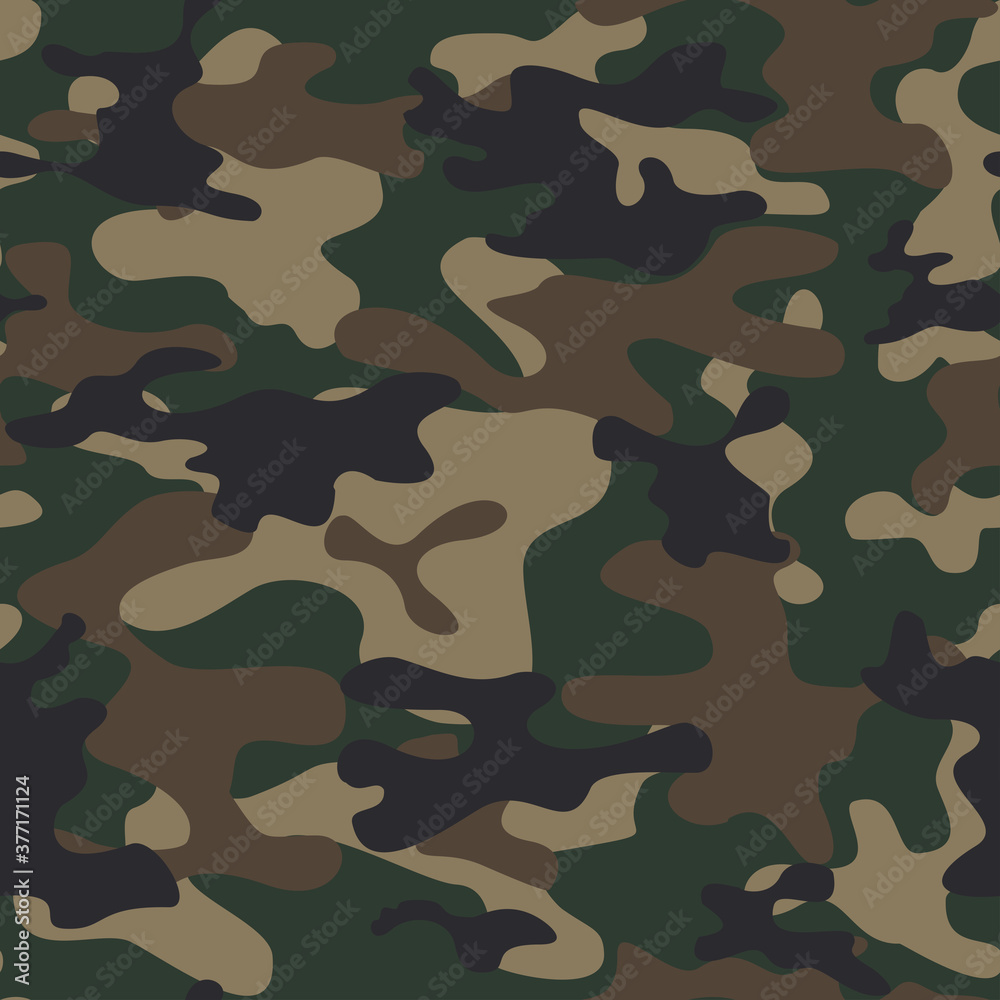 Fototapeta premium Camouflage green pattern military background stylish design