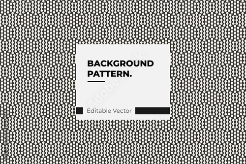 Seamless black white dot synchronize pattern vector