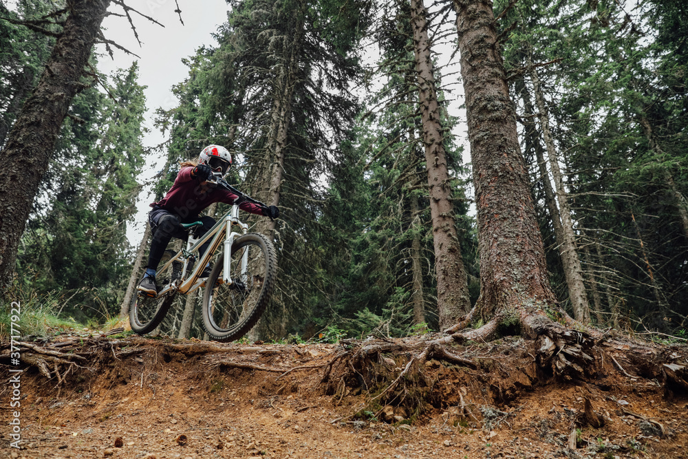 Mountain biker Mountain biker