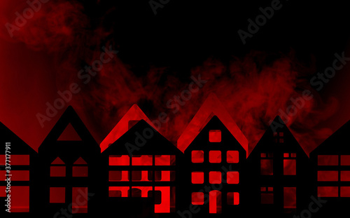 Housing in City in Flames