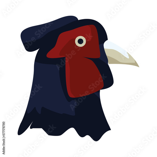 wild pheasant bird animal head