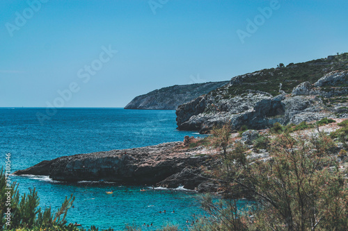 Fototapeta Naklejka Na Ścianę i Meble -  fantastic view on marina di novaglie in puglia