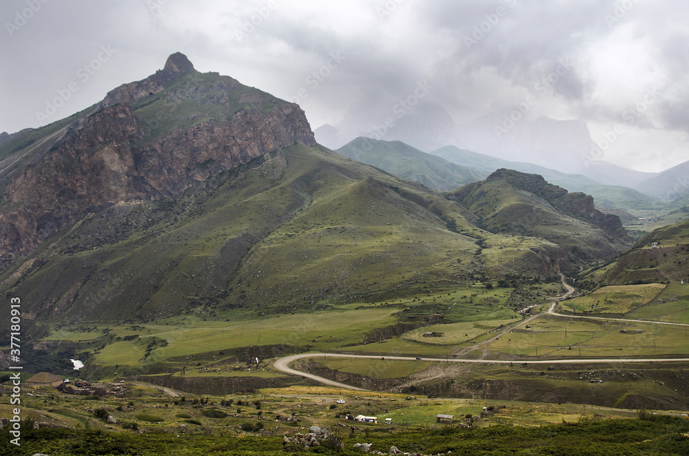 landscape in the mountains