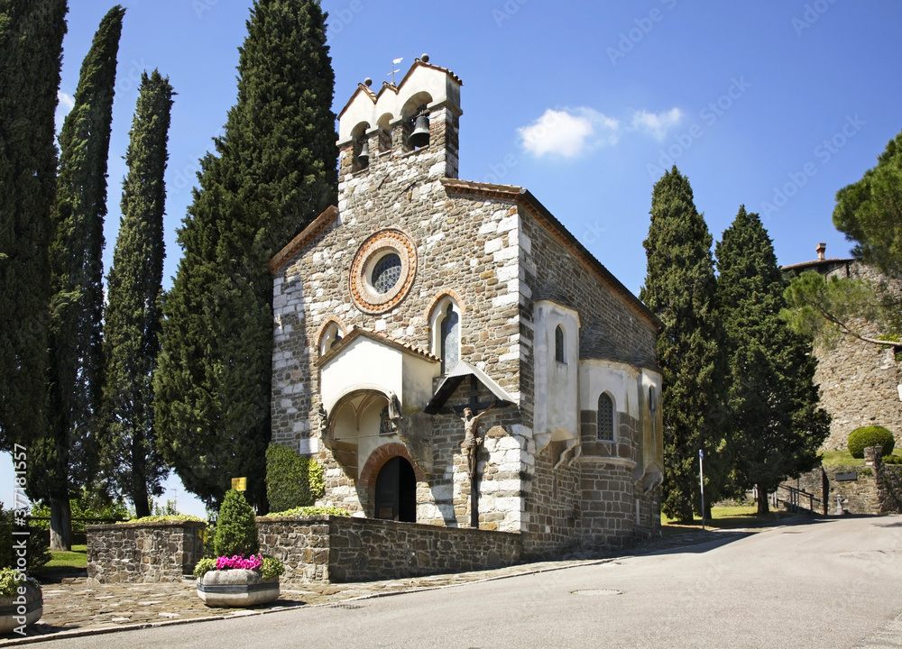 Fototapeta premium Chapel of the Holy Spirit in Gorizia. Italy