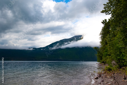 Clouds Over Lake MacDonald photo