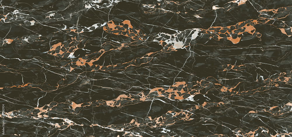 black marble texture with natural pattern for background. Natural Italian Marble