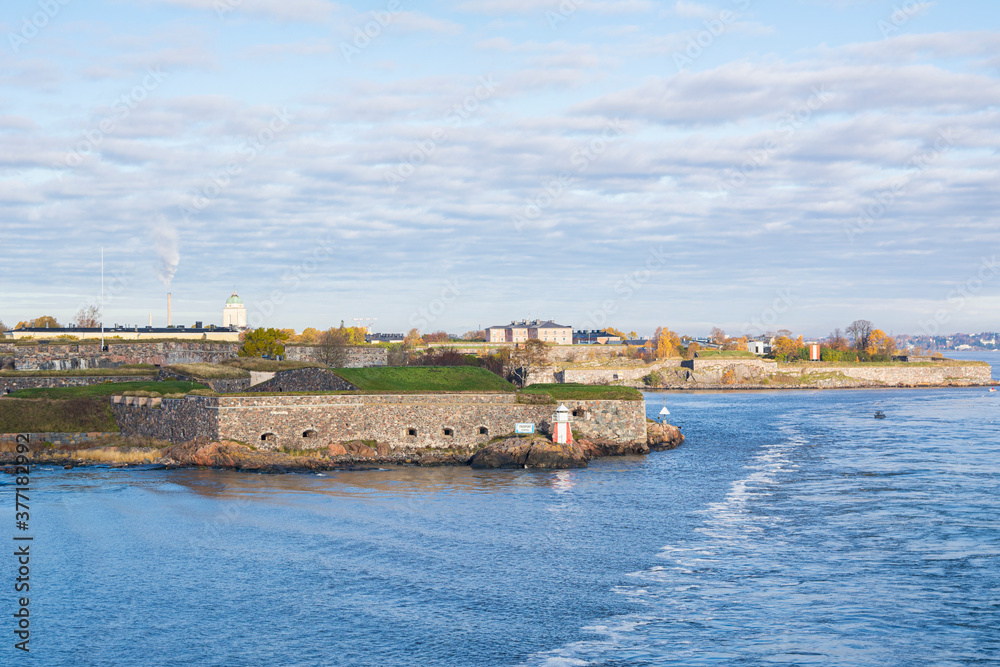 View to Suomenlinna fortress, Helsinki, Finland