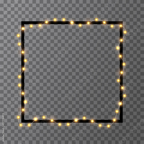 Christmas light garland