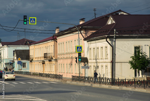 Papivin street in Klin. Russia