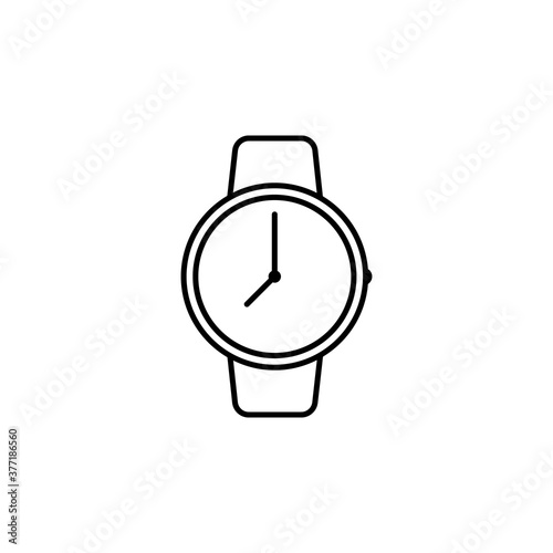 Watch, time, clock vector icon