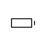 Battery, charging, power vector icon