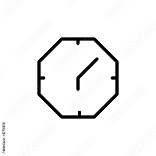 Clock, time, watch vector icon