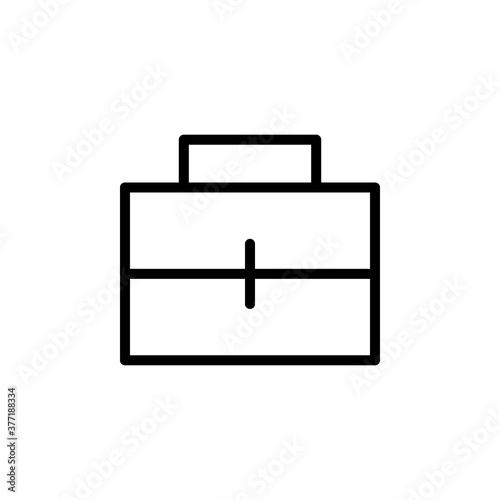 Portfolio, bag, suitcase, briefcase vector icon