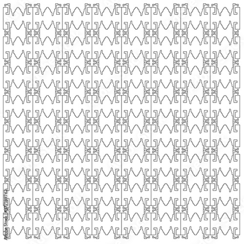 LUXURY DESIGN ORNAMENTS GEOMETRIC AZTECS PATTERN