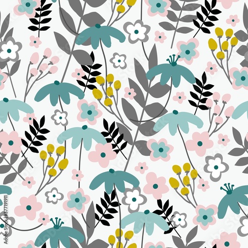 seamless pattern with flowers © Алена Шенбель