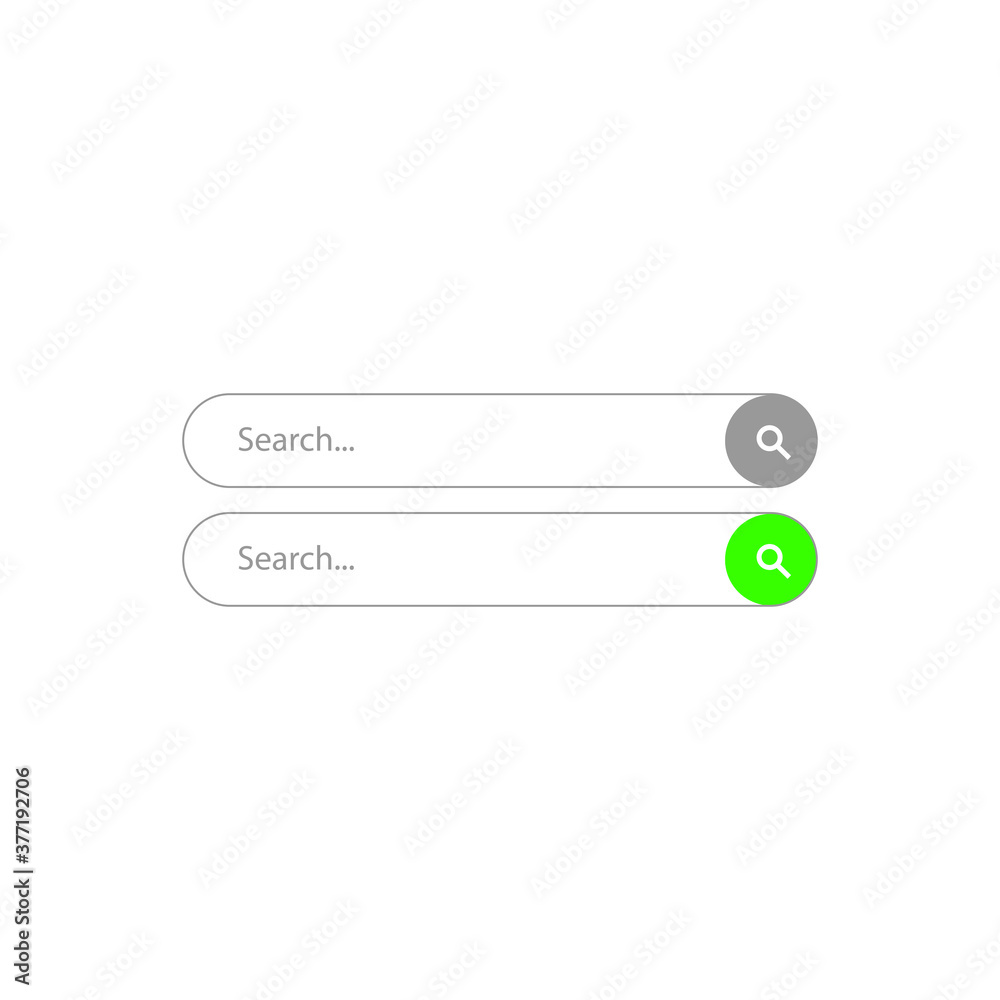 search bar design element icons. Vector illustration eps 10 search bar design element icons. Vector illustration eps 10