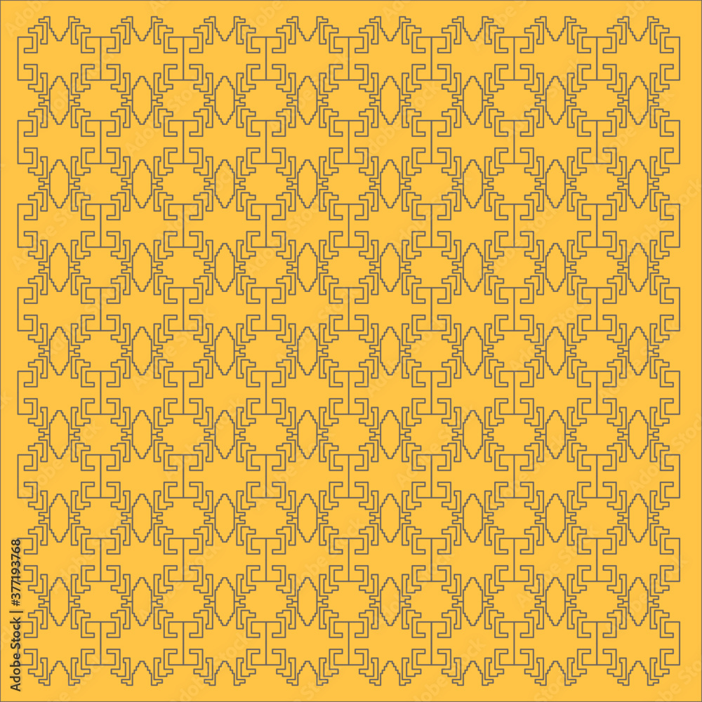 LUXURY DESIGN ORNAMENTS GEOMETRIC AZTECS PATTERN