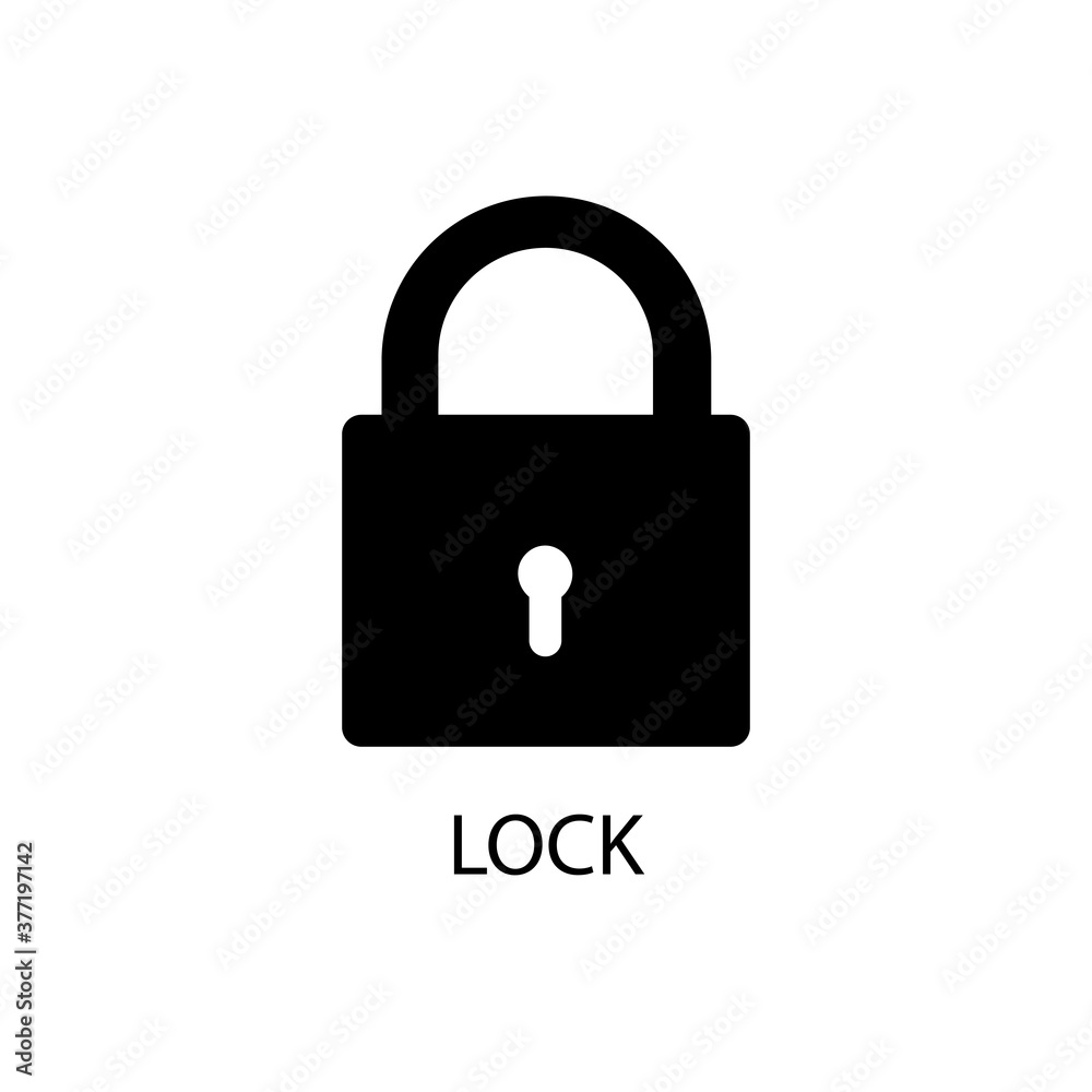 lock black sign icon. Vector illustration eps 10 lock black sign icon. Vector illustration eps 10