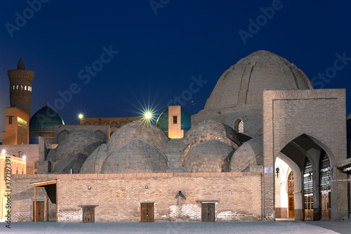 Domed bazaar in Bukhara, Uzbekistan.