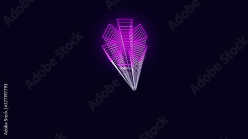 Efecto neo simbolos. symbol *