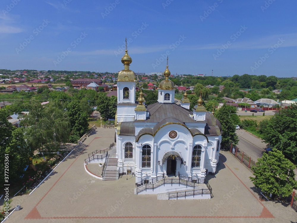 Church of the Nativity of the virgin in the village of Vyselki, Krasnodar region, Russia