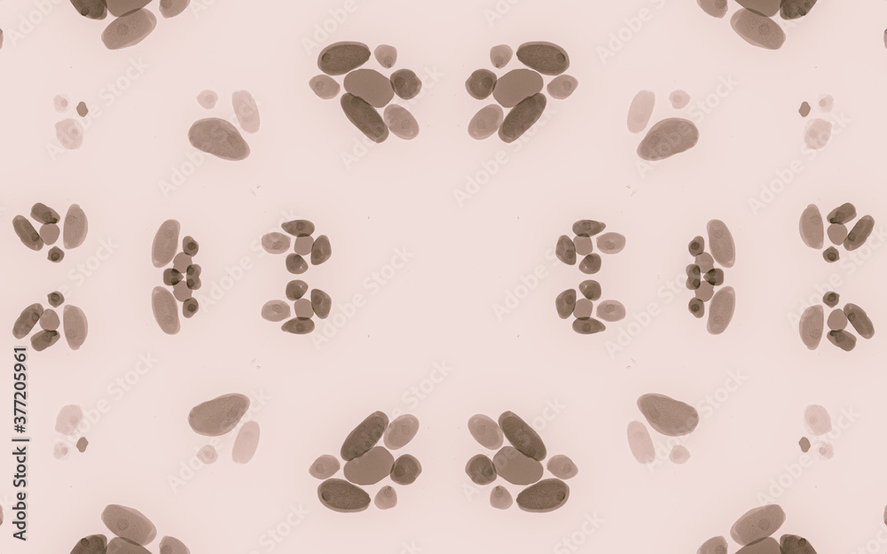 Seamless Leopard Imitation. Watercolour Cheetah Seamless Leopard Imitation. Watercolour Cheetah