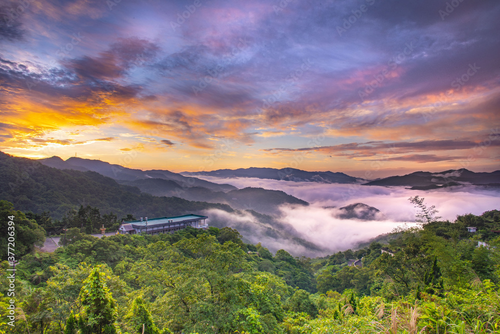 Xiaogetou Sea of Clouds Sunrise Taiwan