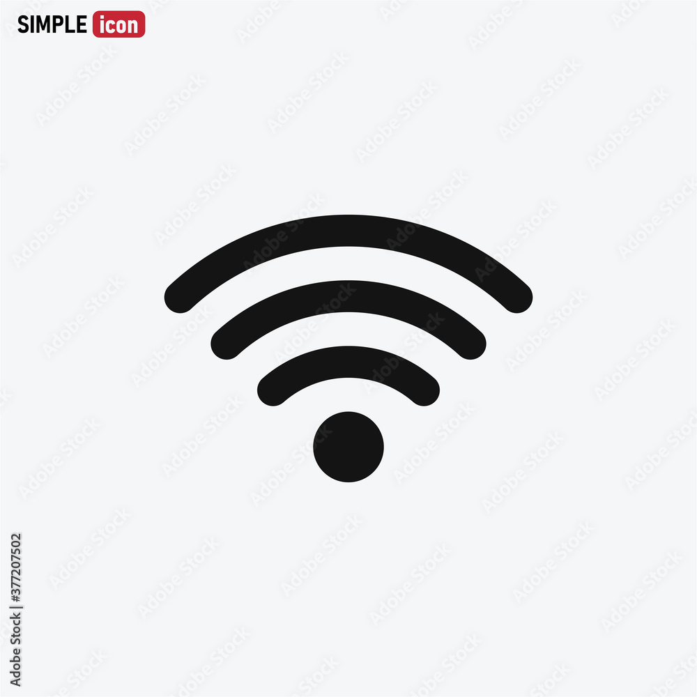 Wifi icon vector . Signal sign Wifi icon vector . Signal sign