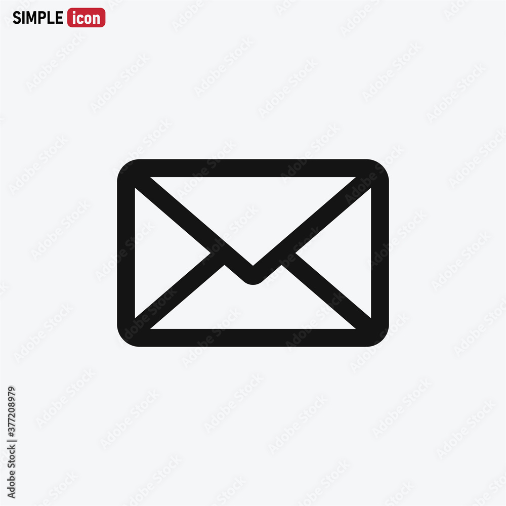 Mail icon vector . Email sign . Message Mail icon vector . Email sign . Message
