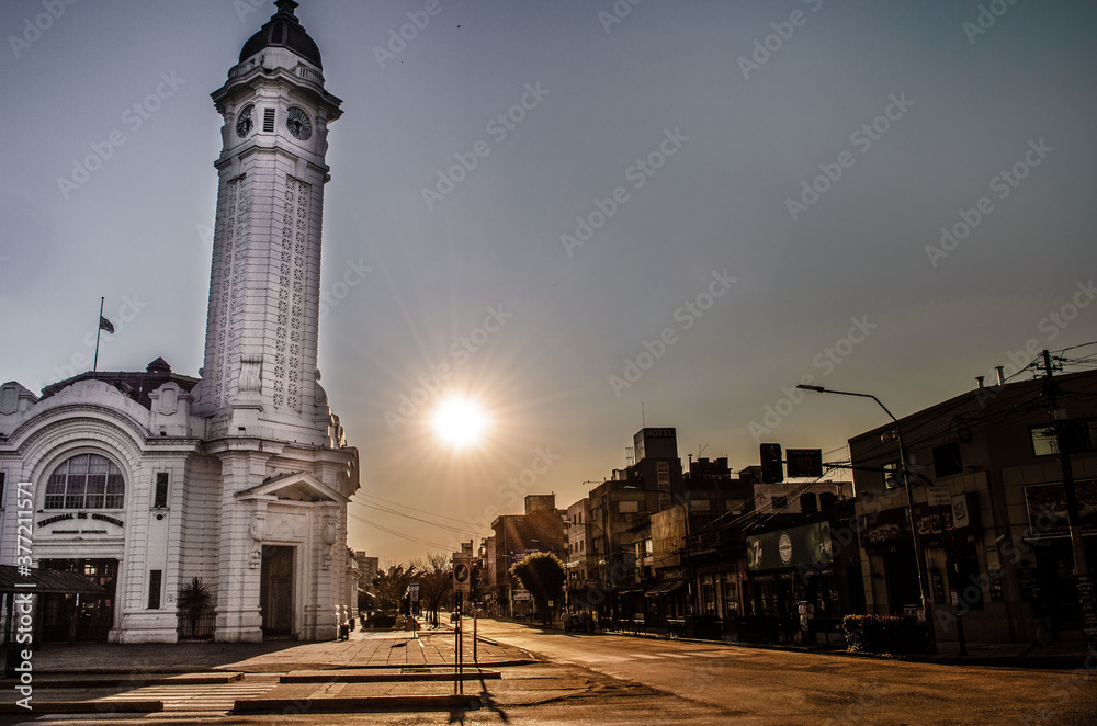 Fototapeta premium TERMINAL DE ÓMNIBUS EN ROSARIO 