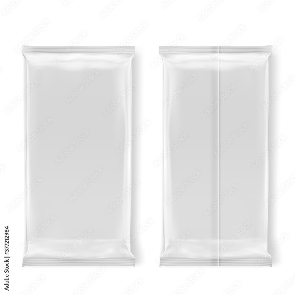 Realistic blank template package for chocolate. Vector illustration Realistic blank template package for chocolate. Vector illustration