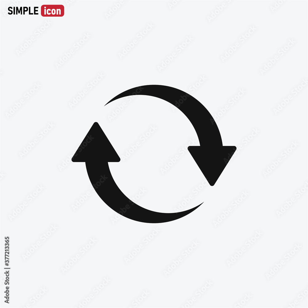 Update icon vector . Refresh sign . Reload Update icon vector . Refresh sign . Reload