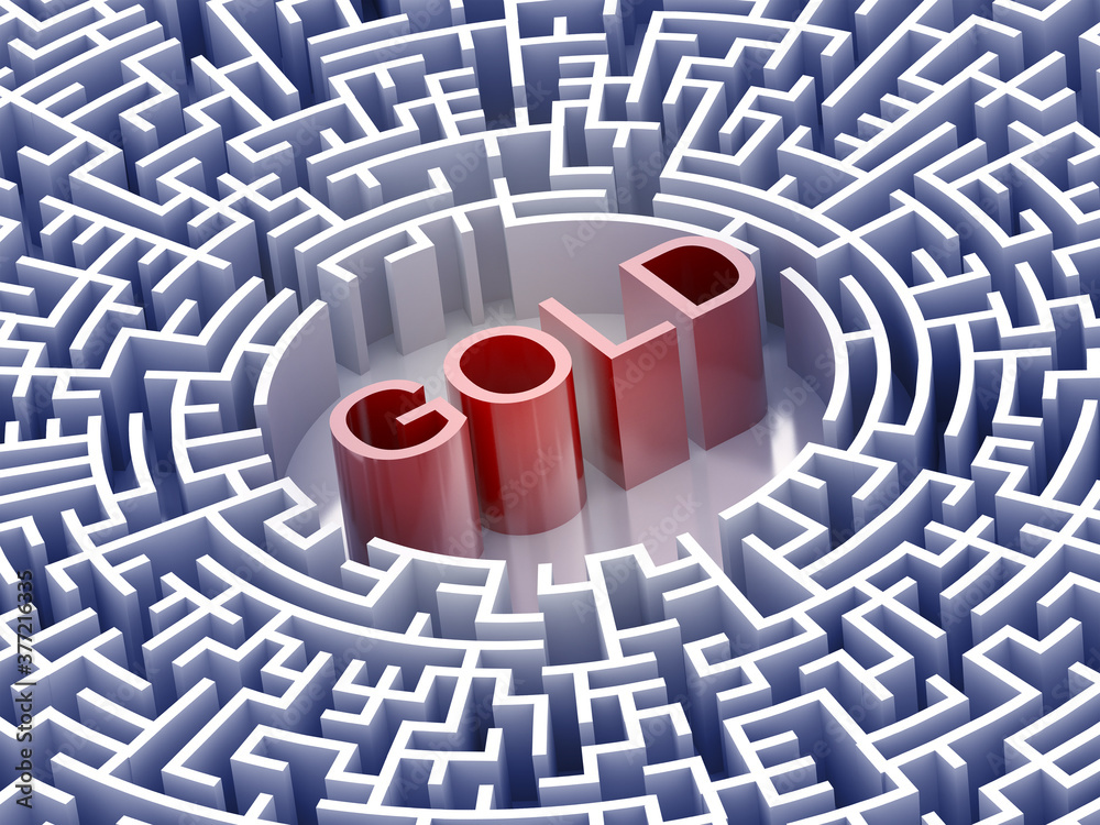 Conceptual maze, challenge and risk metaphor; original 3d rendering Conceptual maze, challenge and risk metaphor; original 3d rendering
