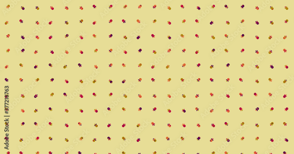 Abstract Color Halftone Dots generative art background illustration Abstract Color Halftone Dots generative art background illustration