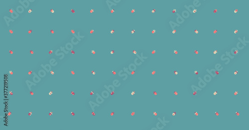 Abstract Color Halftone Dots generative art background illustration