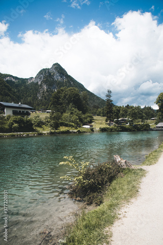 lake in the mountains  Berchtesgaden