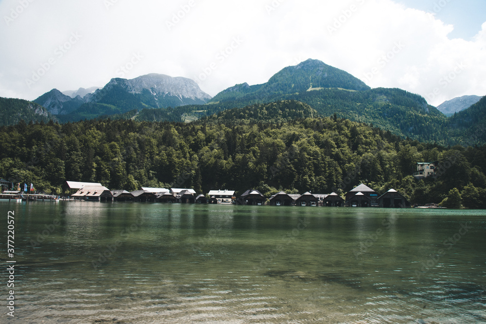 lake in the mountains, Berchtesgaden