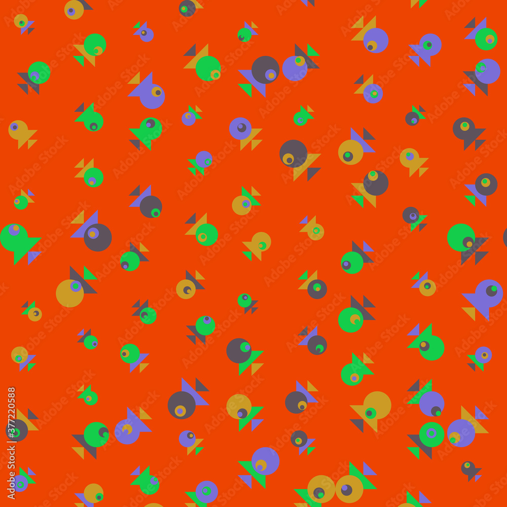 Abstract Color Halftone Dots generative art background illustration Abstract Color Halftone Dots generative art background illustration