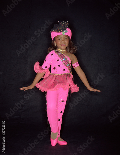 African in pageant costume