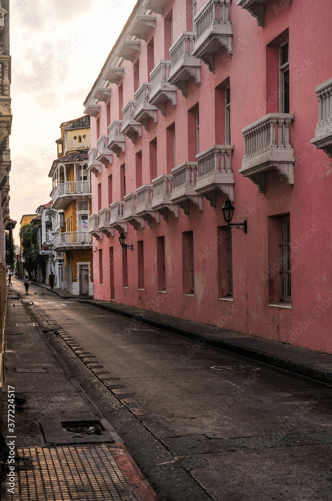 Pink building, Cartagena