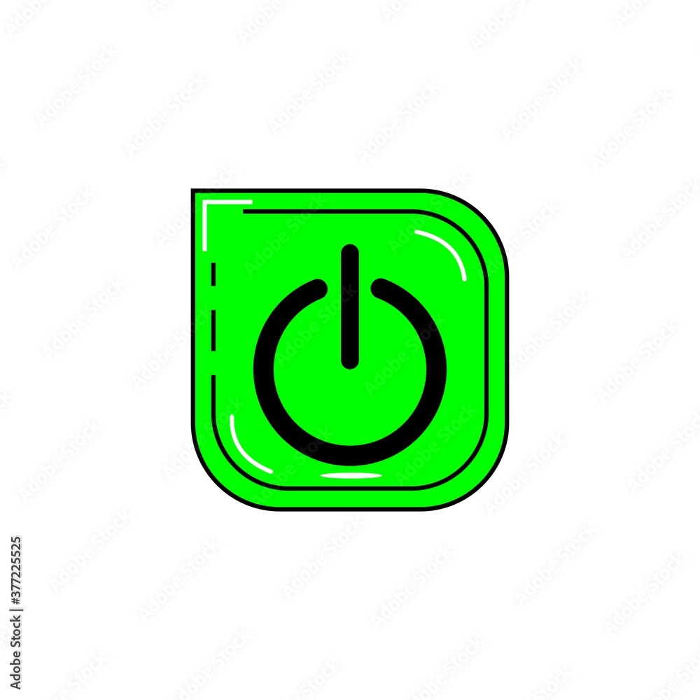 eye catching power icons with bright colors are perfect for icons eye catching power icons with bright colors are perfect for icons