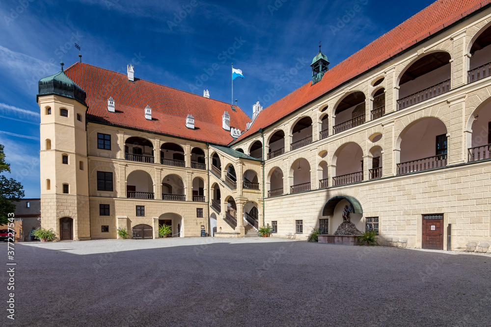 Innenhof der Burg Trausnitz