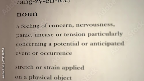 Anxiety Definition photo