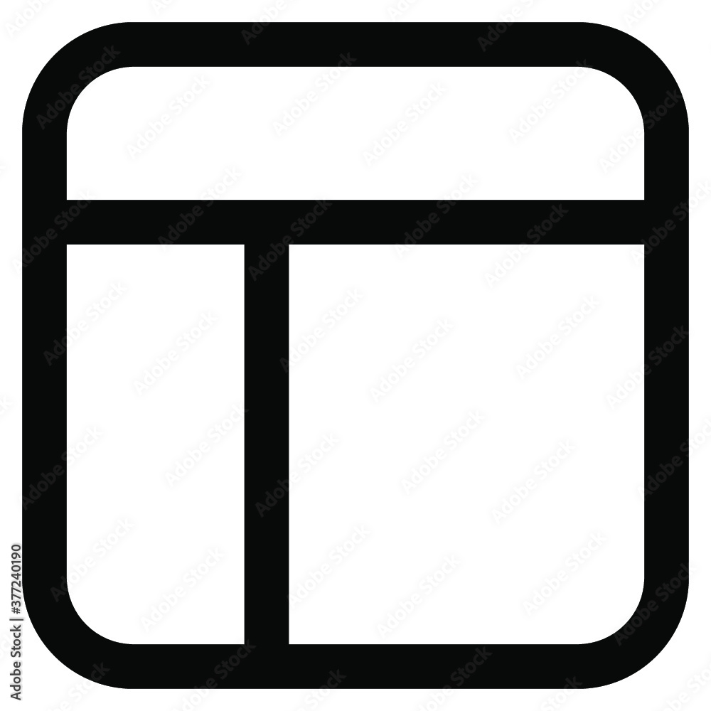 layout icon. vector thin line mini icon. Thin line simple outline icons, 24x24px grid. Pixel Perfect. Editable stroke layout icon. vector thin line mini icon. Thin line simple outline icons, 24x24px grid. Pixel Perfect. Editable stroke