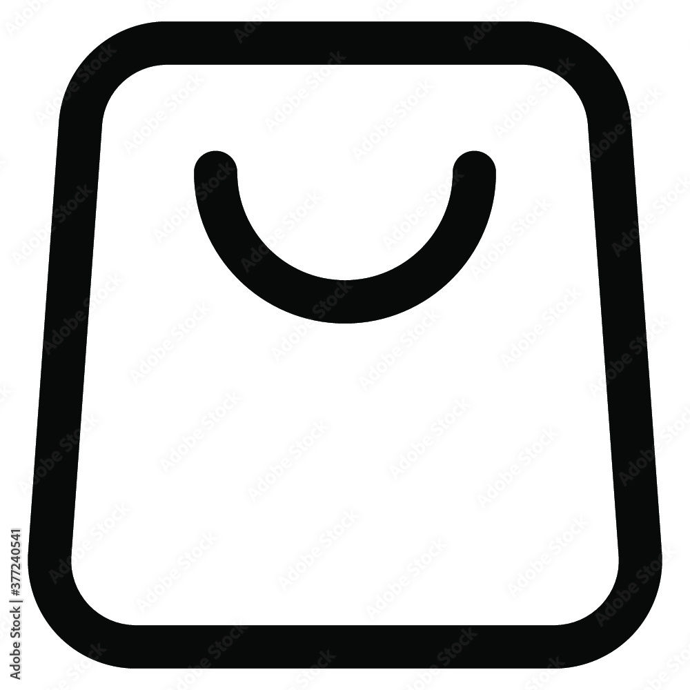 shopping bag icon. vector thin line mini icon. Thin line simple outline icons, 24x24px grid. Pixel Perfect. Editable stroke shopping bag icon. vector thin line mini icon. Thin line simple outline icons, 24x24px grid. Pixel Perfect. Editable stroke