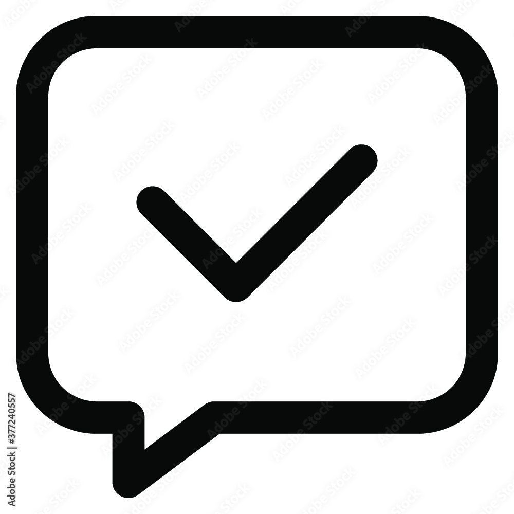 chat message icon. vector thin line mini icon. Thin line simple outline icons, 24x24px grid. Pixel Perfect. Editable stroke