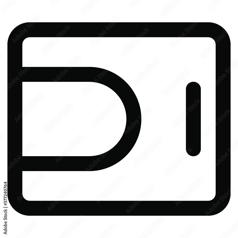 wallet money icon. vector thin line mini icon. Thin line simple outline icons, 24x24px grid. Pixel Perfect. Editable stroke wallet money icon. vector thin line mini icon. Thin line simple outline icons, 24x24px grid. Pixel Perfect. Editable stroke
